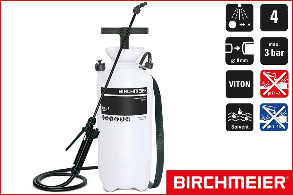 BIRCHMEIER Astro 5 Drucksprühgerät, 5 Liter