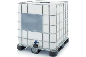 AUER Packaging IBC Container mit Kunststoffpalette, 1000 Liter, NW 225