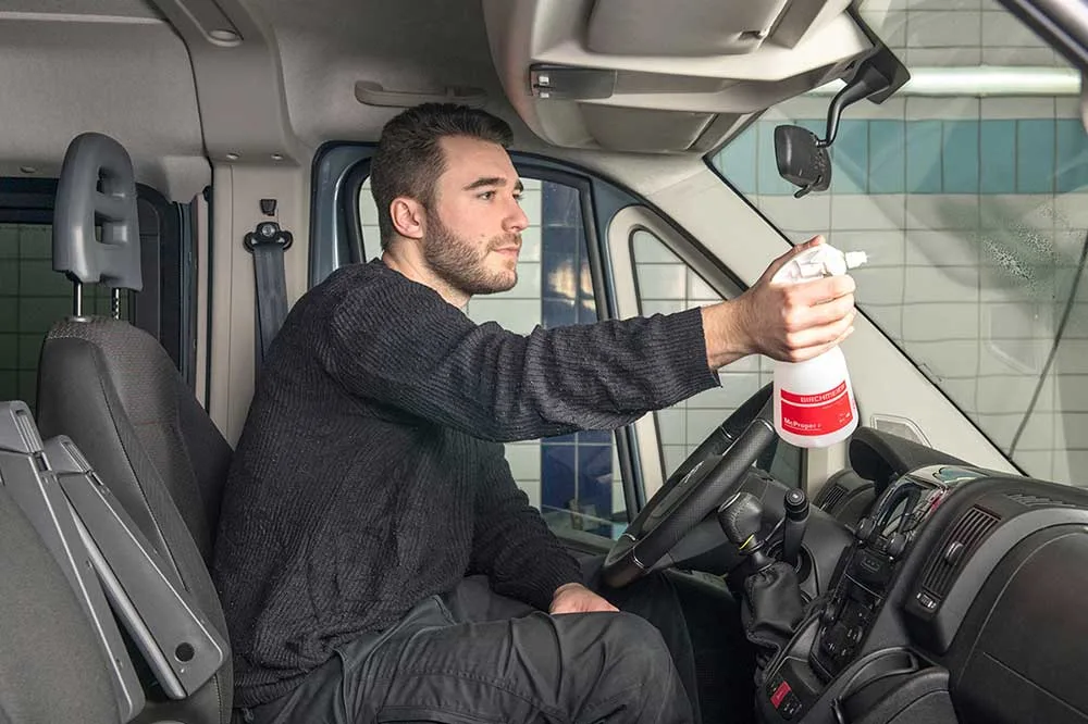 BIRCHMEIER Handsprühgerät McProper P für Säuren, rot, 500 ml