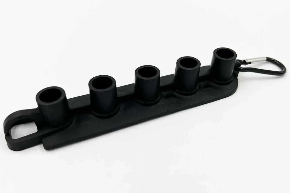 Cleaning Tools 94 Düsenhalterung 5-fach mit Karabiner, schwarz