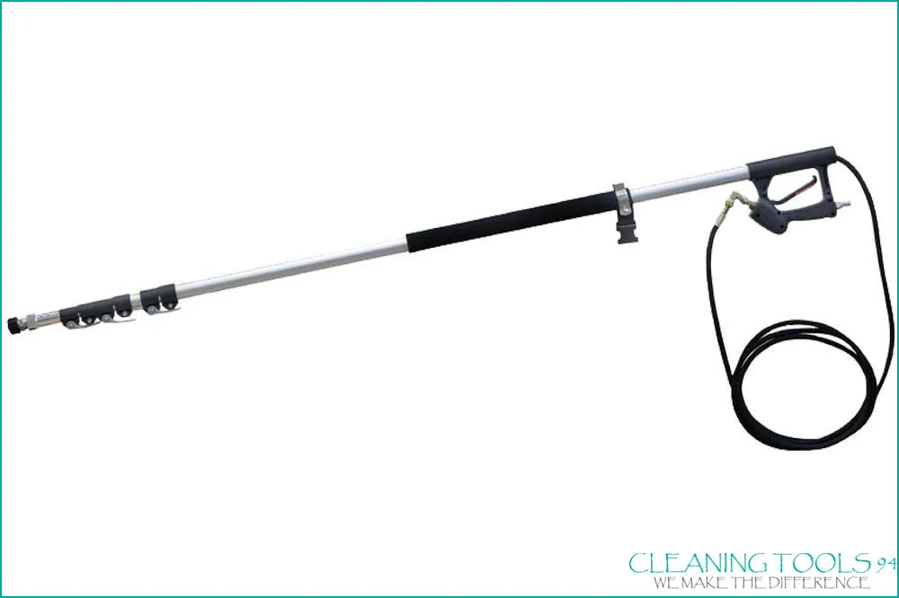 Cleaning Tools 94 Hochdruck-Teleskopstange inkl. Hochdruckpistole und Schlauch, 540 cm