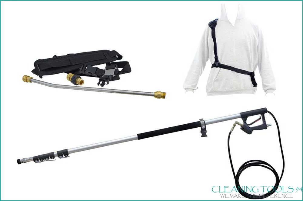 Cleaning Tools 94 Hochdruck-Teleskopstange inkl. Hochdruckpistole und Schlauch, 540 cm