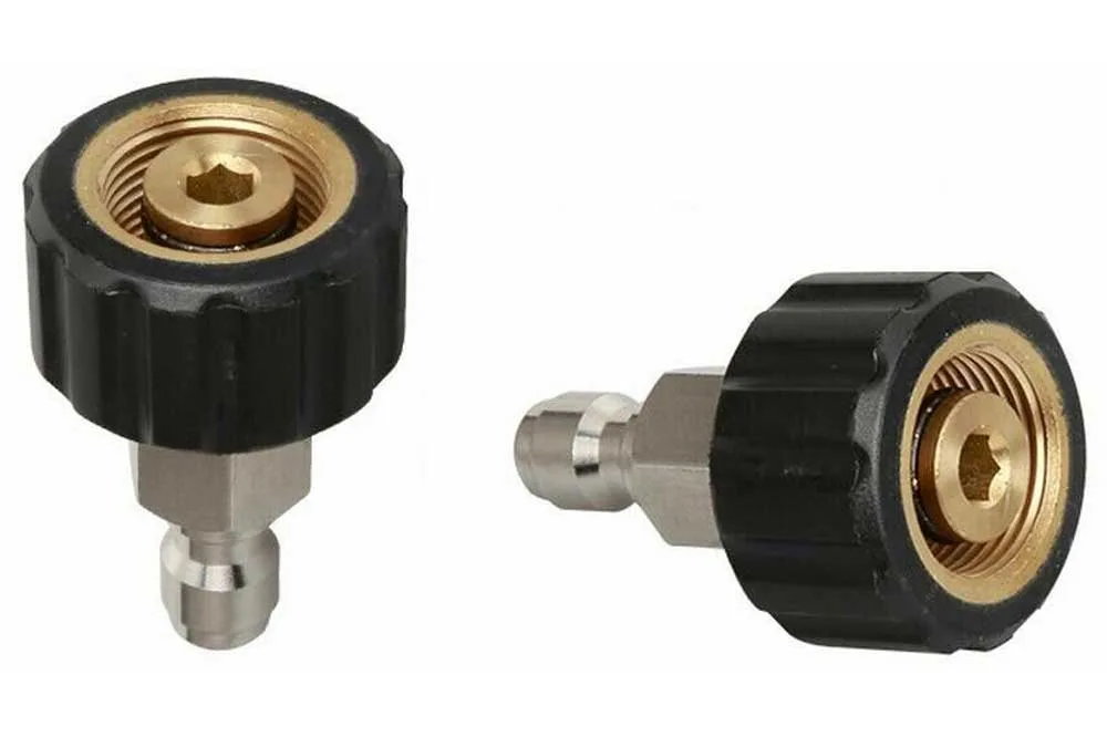 Cleaning Tools 94 Hochdruckreiniger-Adapter M22x1.5 IG zu Quick-Connect-Stecker 1/4 Zoll