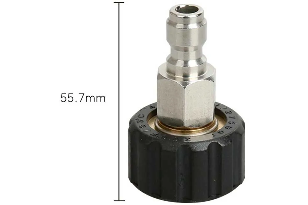 Cleaning Tools 94 Hochdruckreiniger-Adapter M22x1.5 IG zu Quick-Connect-Stecker 1/4 Zoll – Bild 2