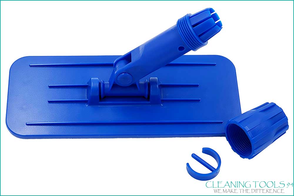 Cleaning Tools 94 Padhalter mit Teleskopstiel-Halterung, OGL-Gewinde, 233 x 97 mm, blau
