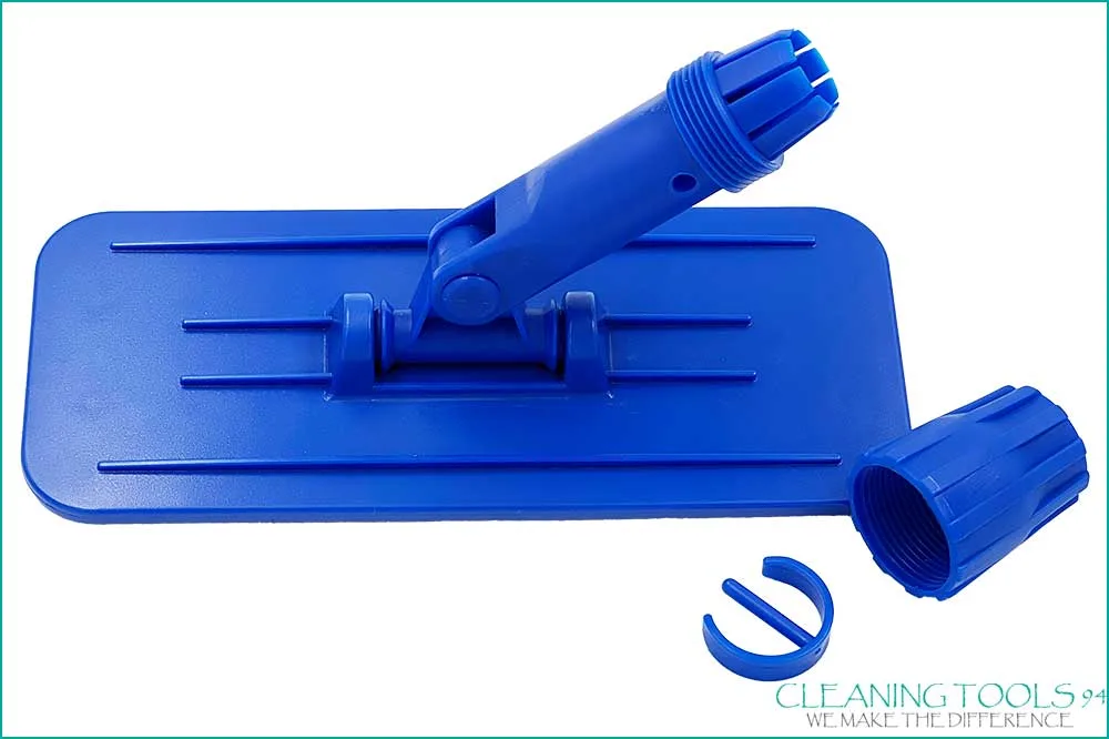 Cleaning Tools 94 Padhalter mit Teleskopstiel-Halterung, OGL-Gewinde, 233 x 97 mm, blau