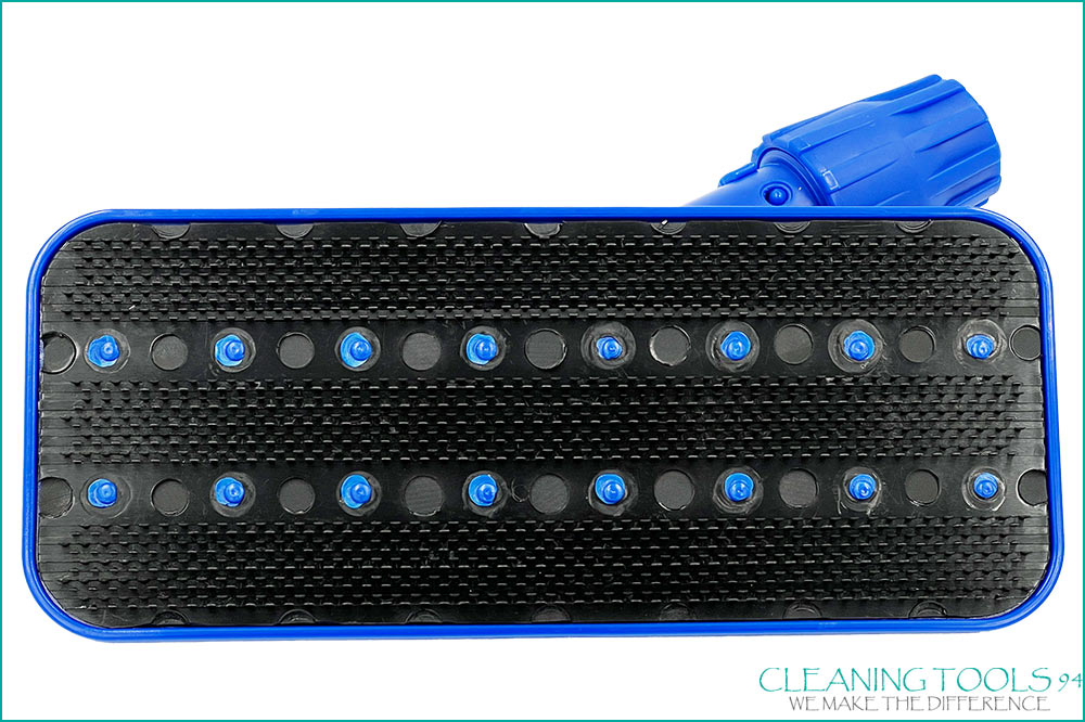 Cleaning Tools 94 Padhalter mit Teleskopstiel-Halterung, OGL-Gewinde, 233 x 97 mm, blau