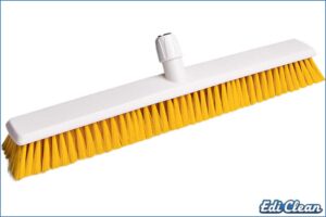 Edi Clean 12625.04 Hygienebesen mit DIN- und ital. Kombigewinde, gelb, 60 cm - Soft Ø 0.25