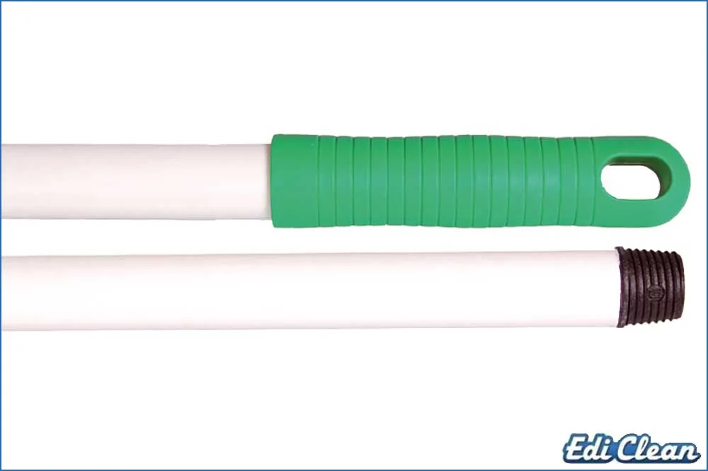 Edi Clean 16000.03 Hygiene Glasfaserstiel mit DIN-Gewinde, 150 cm, grün