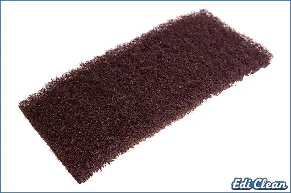 Edi Clean 94160.7-05 Randreinigungspad 250 x 115 x 25 mm, braun – 5er-Pack
