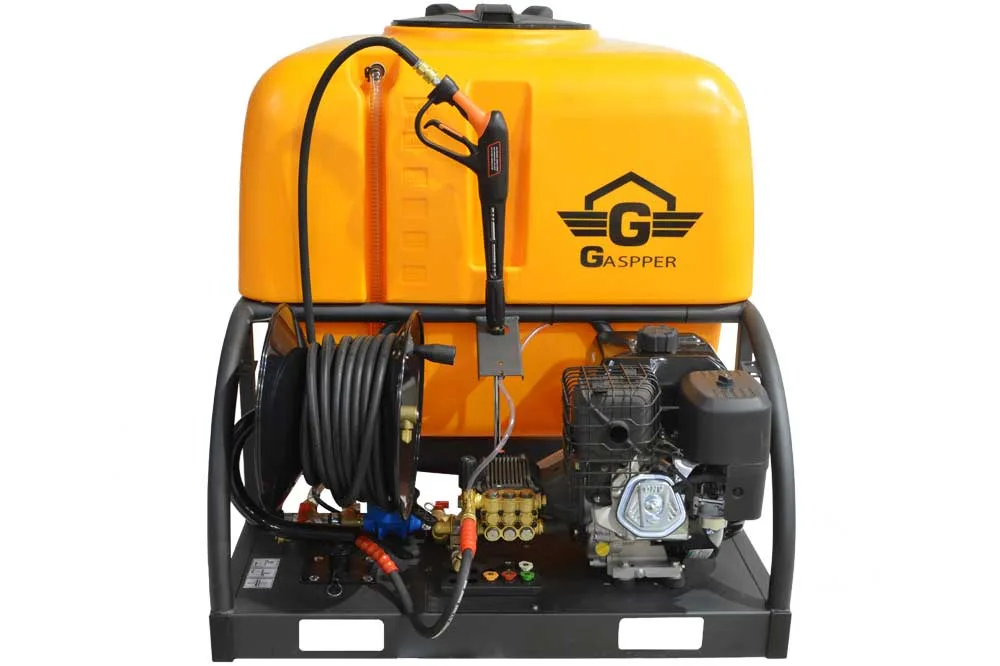 Gaspper GP1000/275bar Premium Benzin-Hochdruckreiniger Briggs & Stratton mit 1000 Liter Tank, 275 bar, 18 Liter