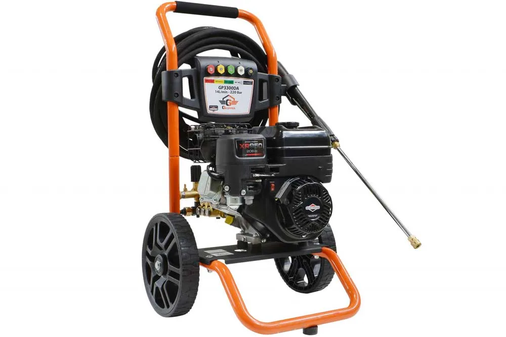 Gaspper GP3300DA Pro Benzin-Hochdruckreiniger, Briggs & Stratton, 220 bar, 14 Liter, Quick-Connect