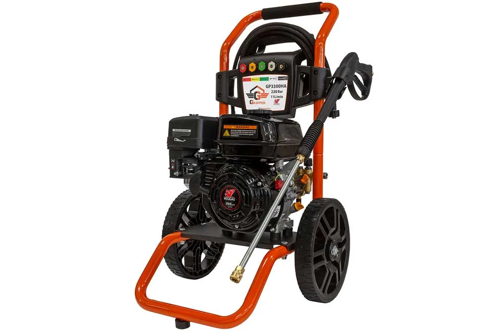 Gaspper GP3300HA Pro Benzin-Hochdruckreiniger, Peggas, 220 bar, 11 Liter – Bild 6