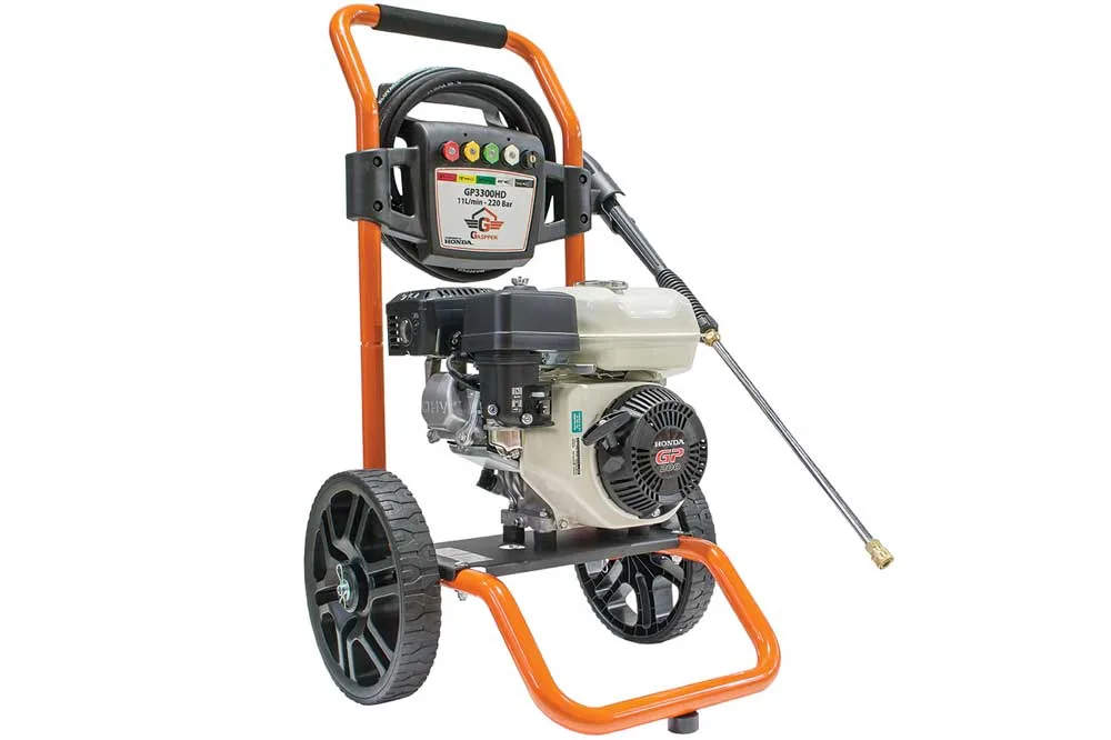 Gaspper GP3300HD Pro Benzin-Hochdruckreiniger, Honda, 220 bar, 11 Liter