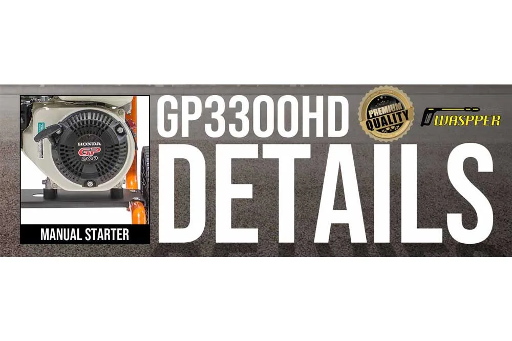 Gaspper GP3300HD Pro Benzin-Hochdruckreiniger, Honda, 220 bar, 11 Liter – Bild 8