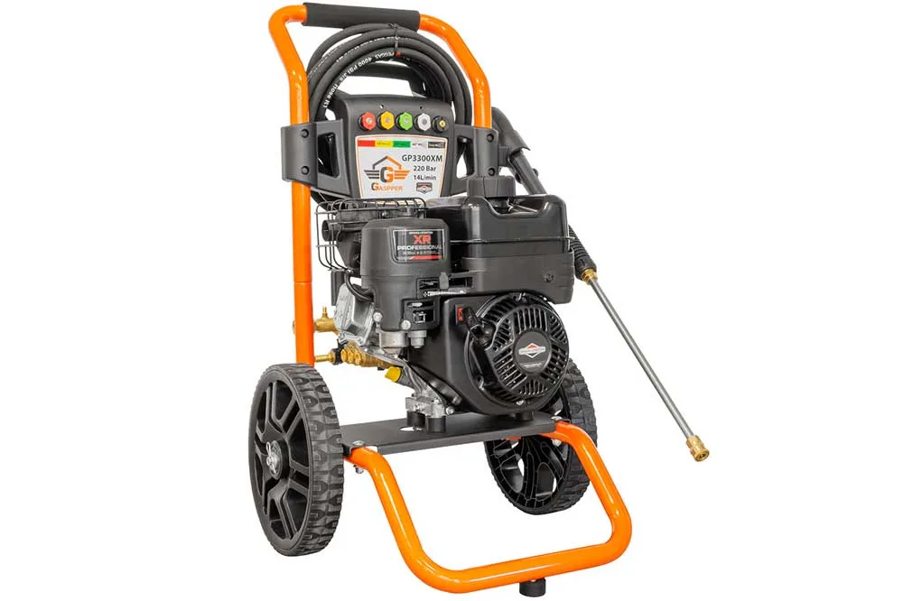 Gaspper GP3300XM Pro Benzin-Hochdruckreiniger, Briggs & Stratton, 220 bar, 14 Liter