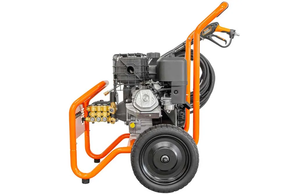 Gaspper GP4000BD Pro Benzin-Hochdruckreiniger Briggs & Stratton, 275 bar, 18 Liter, manuell Rückzug / elektrisch – Bild 3