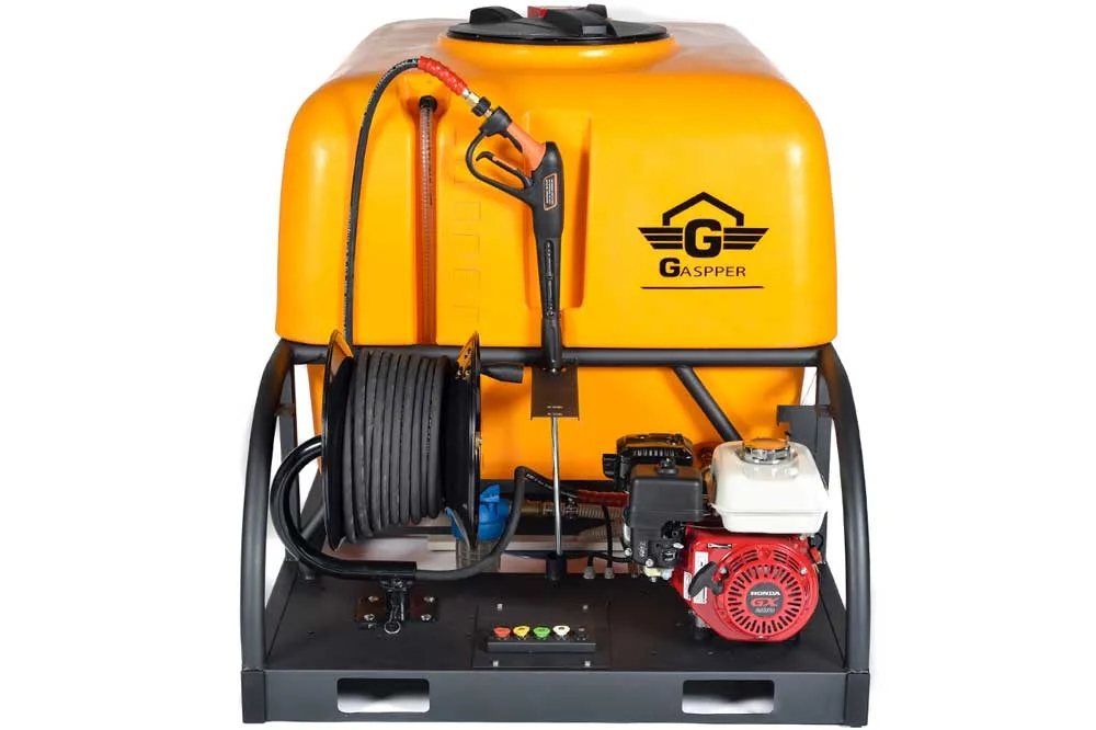 Gaspper GP500 Premium Benzin-Hochdruckreiniger Briggs & Stratton mit 500 Liter Tank, 220 bar, 14 Liter – Bild 2