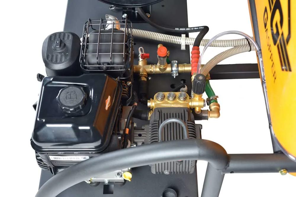 Gaspper GP500 Premium Benzin-Hochdruckreiniger Briggs & Stratton mit 500 Liter Tank, 220 bar, 14 Liter – Bild 8