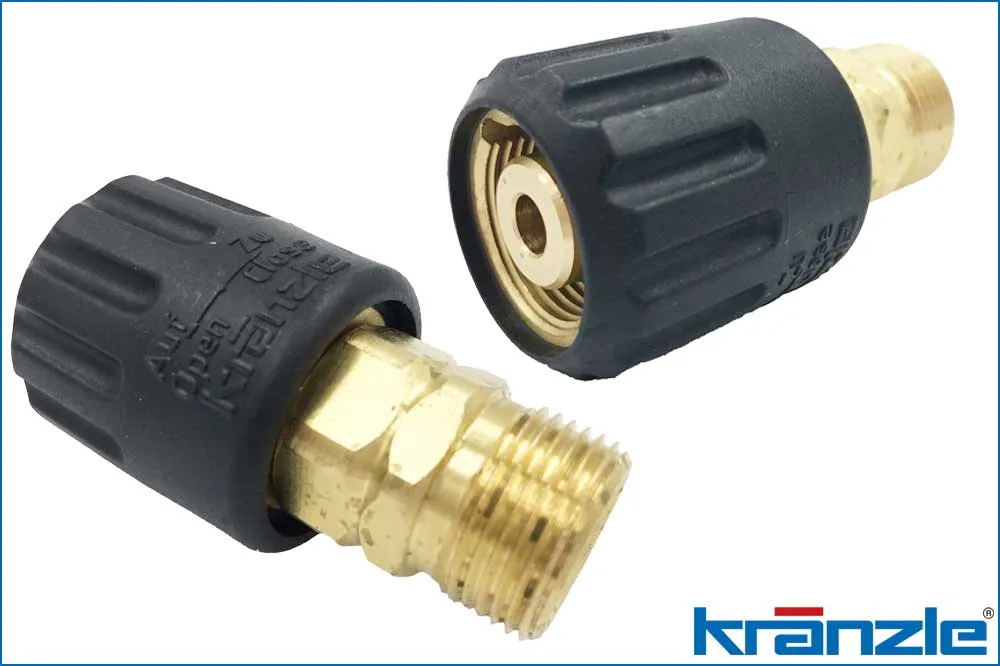 Kränzle 133602 Hochdruck-Verschraubung, M22x1.5 AG - M22x1.5 IG, drehbar
