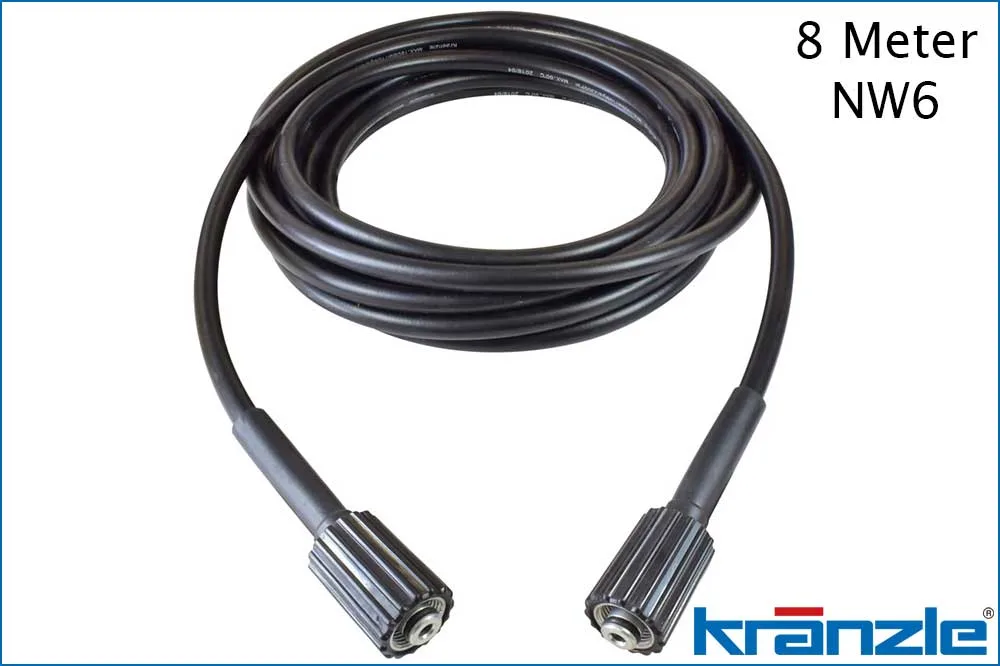 Kränzle 410541 Hochdruckschlauch NW6, 8 m, M22x1.5 IG, 160 bar