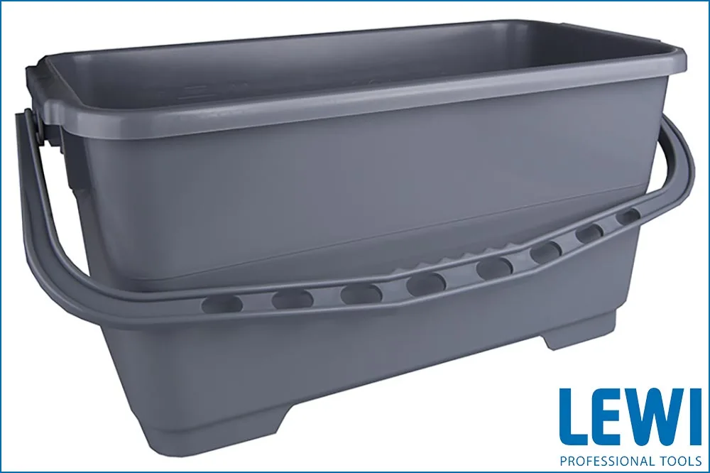 LEWI 13500.5 Profi Eimer 22 Liter, grau