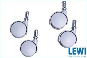 LEWI 13503 Rollensatz zu Profi Eimer 22 Liter, 4 Stück