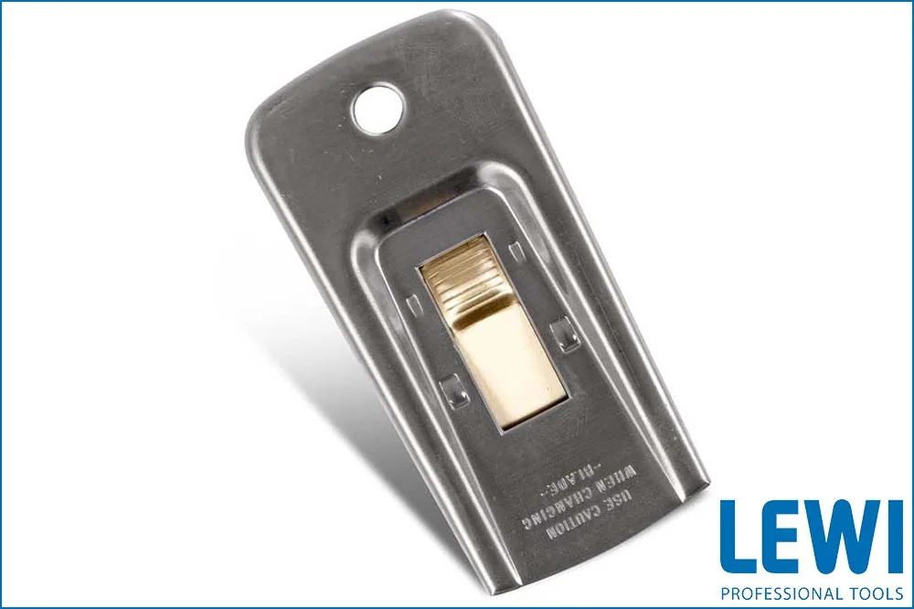 LEWI 11501 Sicherheitsschaber inkl. Klinge, 4 cm