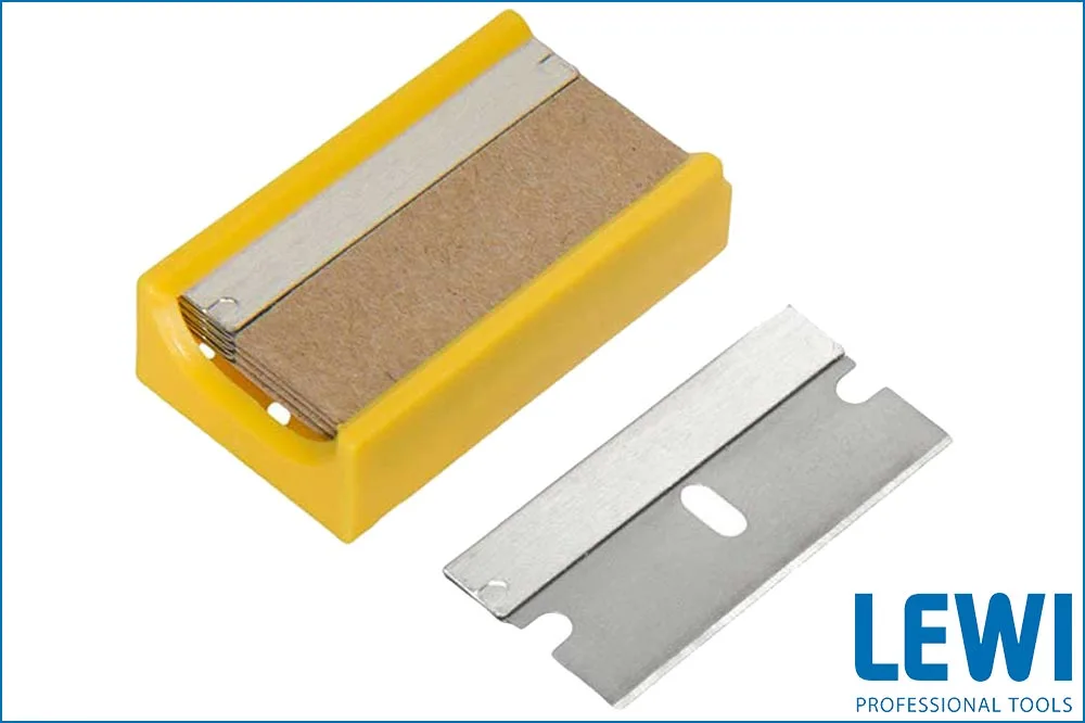LEWI 11513 Ersatzklingen im Spender, 5 Stück, 4 cm