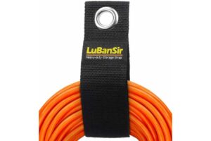 LuBanSir Klettband-Gurt mit Aufhängöse XL, 50 x 434 mm, schwarz