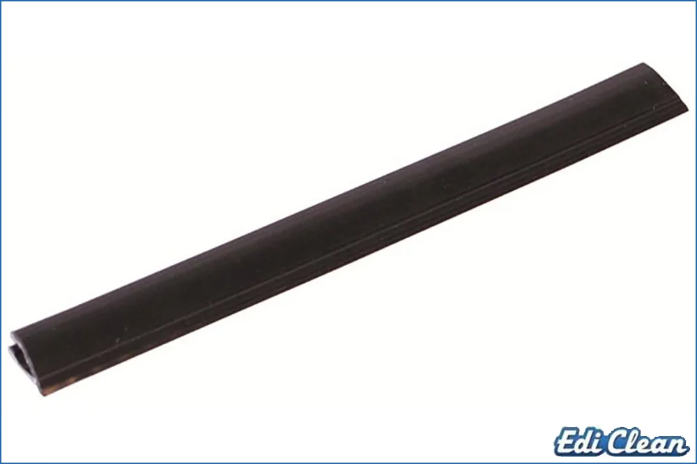 Edi Clean 03-38028 Ersatz-Gummilippe zu Metallschaufel, schwarz