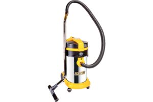 fortec Industriesauger Nass-Trocken 1100 W, 10 Meter Kabellänge, Chromstahl-Version