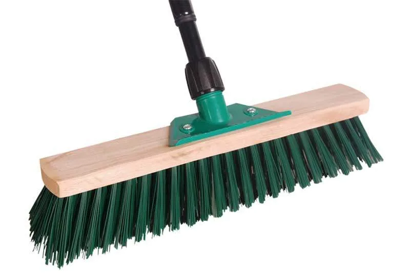Cleaning Tools 94 Strassenbesen 40 cm mit Schabkante und Teleskopstiel