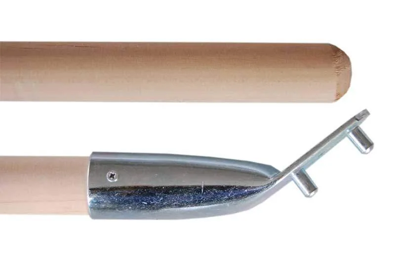 Edi Clean 60211 Holzstiel zu Strassenbesen mit CH-Stielhalter gross, 180 cm