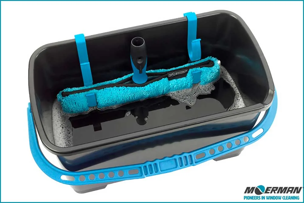 MOERMAN 19171 Profi-Eimer, schwarz-blau, 22 Liter