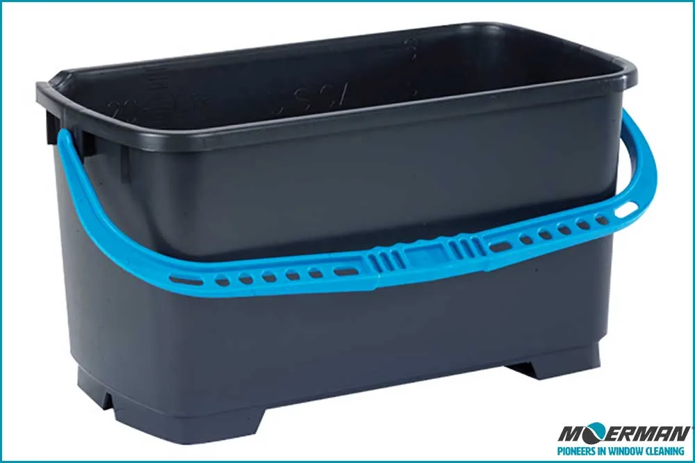 MOERMAN 19171 Profi-Eimer, schwarz-blau, 22 Liter
