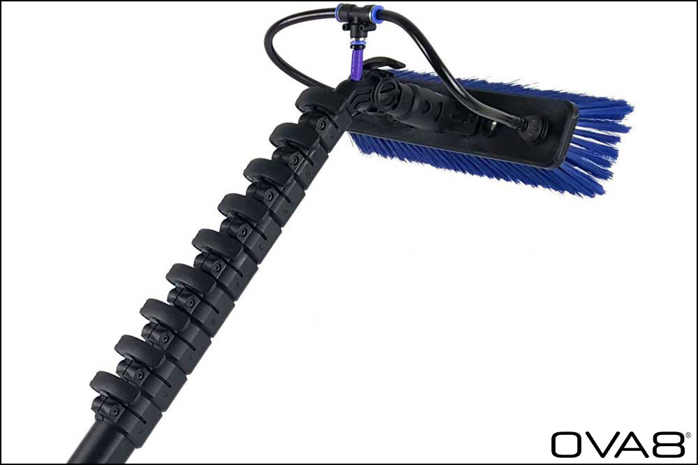 OVA8 45 Premium Carbon T30 - Wasserführende Teleskopstange, 9 Elemente, 2800 g, 13.70 Meter