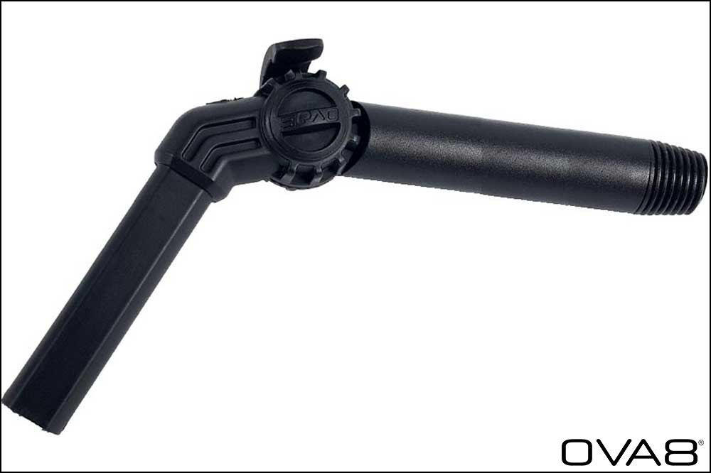 OVA8 Winkeladapter mit DIN-Gewinde, 150 mm