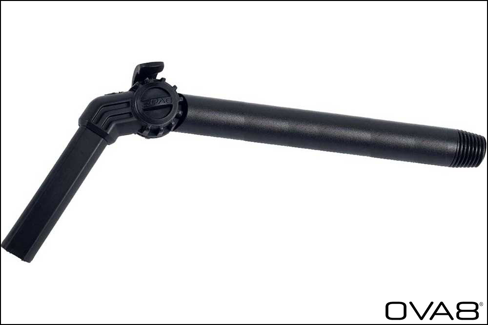 OVA8 Winkeladapter mit DIN-Gewinde, 225 mm