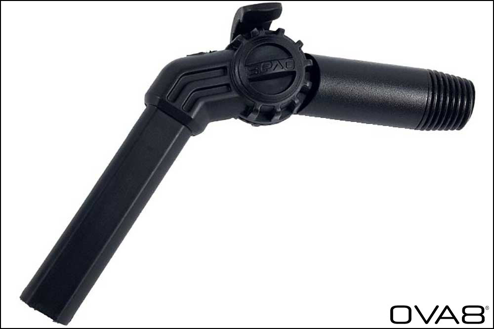 OVA8 Winkeladapter mit DIN-Gewinde, 75 mm