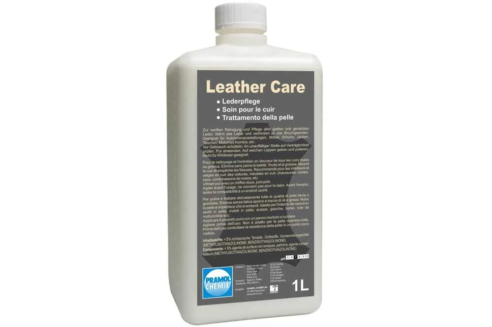 PRAMOL Leather Care Lederpflege, 1 Liter Flasche