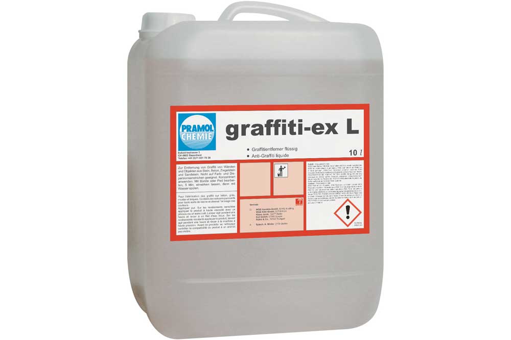 PRAMOL graffiti-ex L Graffitientferner flüssig, 10 Liter Kanister