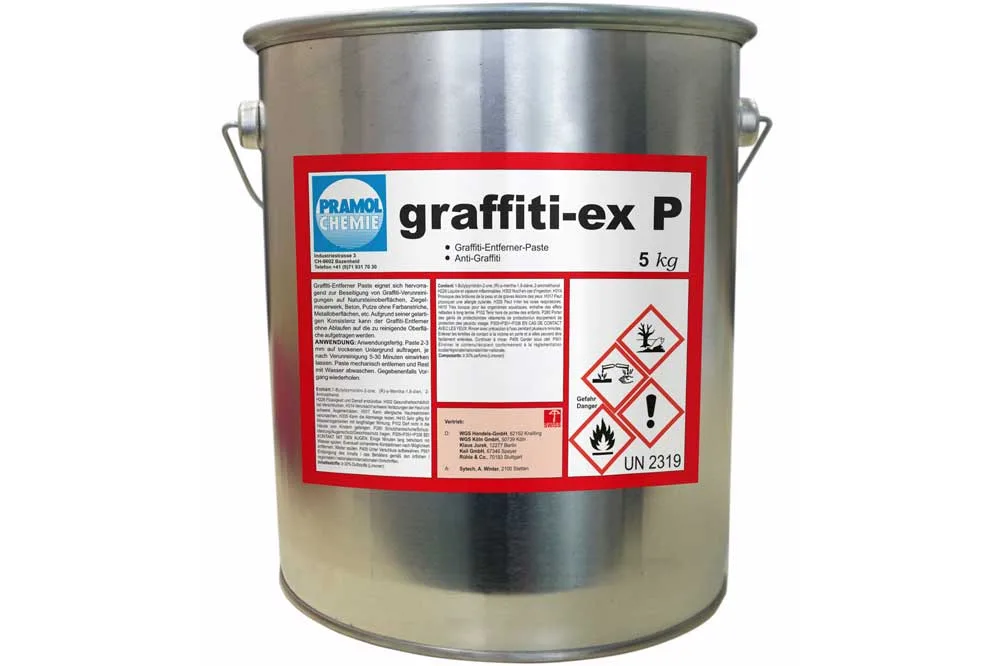 PRAMOL graffiti-ex P Graffitientferner Paste, 5 kg Blechkanister