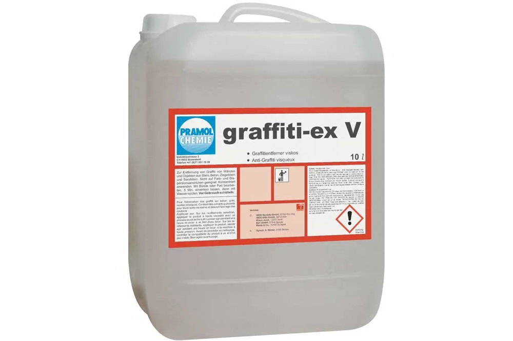 PRAMOL graffiti-ex V Graffitientferner dickflüssig, 10 Liter Kanister