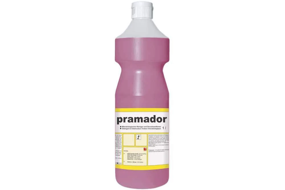 PRAMOL pramador - Geruchsbeseitiger und Reiniger, 1 Liter Flasche