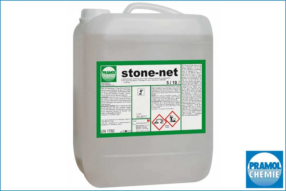PRAMOL stone-net - Fassadenreiniger und Fassadenschutz, 10 Liter