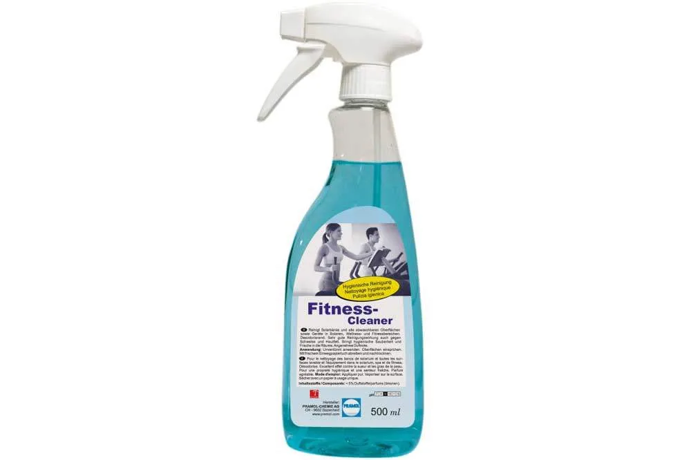 PRAMOL Fitness-Cleaner - Hygiene und Solariumreiniger, 500 ml Sprühflasche