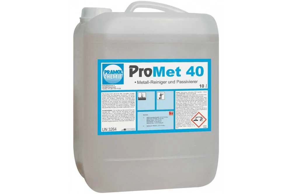 PRAMOL ProMet 40 - Metall-Reiniger und Passivierer, 10 Liter Kanister