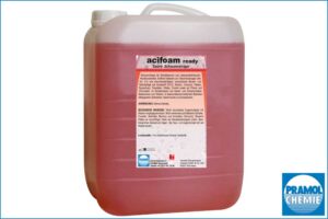 PRAMOL 17008.00110 Redi acifoam - Gebrauchsfertiger saurer Schaumreiniger für den Sanitärbereich, 10 Liter
