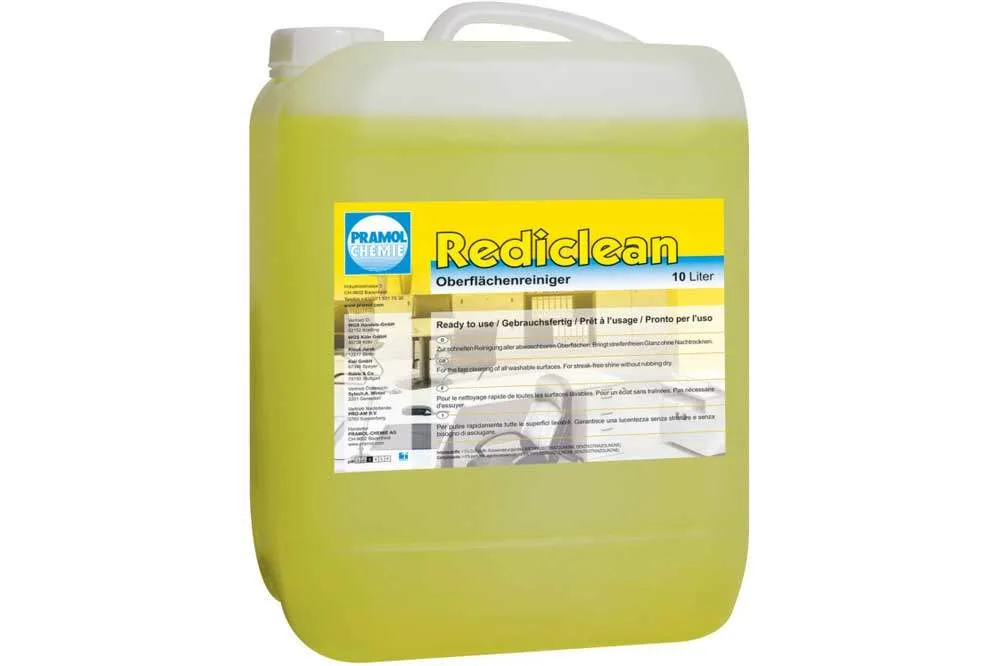 PRAMOL Rediclean - Gebrauchsfertiger Oberflächenreiniger, 10 Liter Kanister
